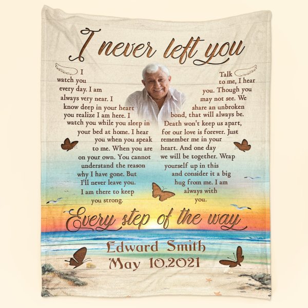 Consider This Blanket A Big Hug From Heaven - Personalized Blanket - Memorial Gift For Family