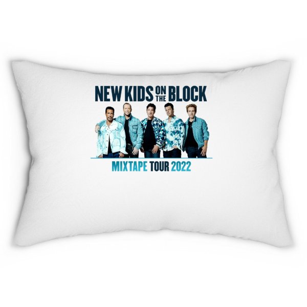 Hot 2022 New Kids On The Block Mixtape Tour 2022 The Party Continues Lumbar Pillows,