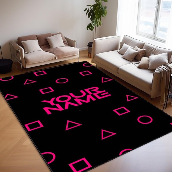 Squid-game Area Rug, Personalized Rug, Movie Carpet, Series Gift