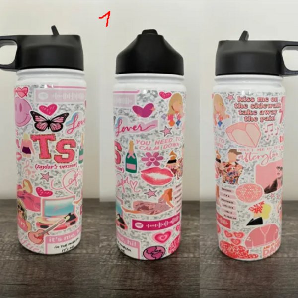 Swift Inspired Water Bottle Tumbler | Kids Water Bottle