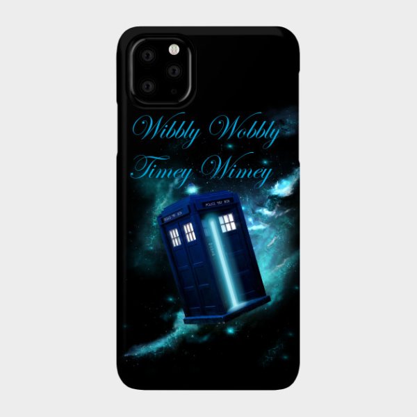 Wibbly Wobbly Timey Wimey - Doctor Who - Phone Case