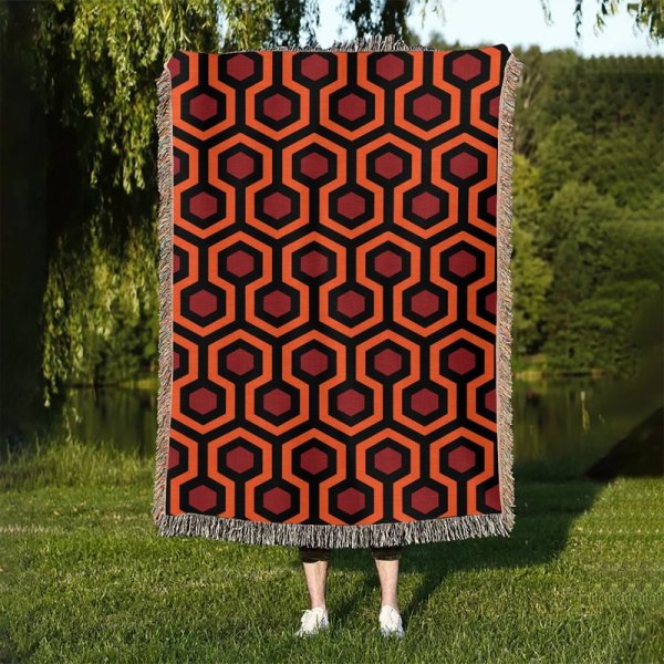 Woven Blanket - The Shining Overlook Hotel Carpet Design, Throw Blanket For Home Decor