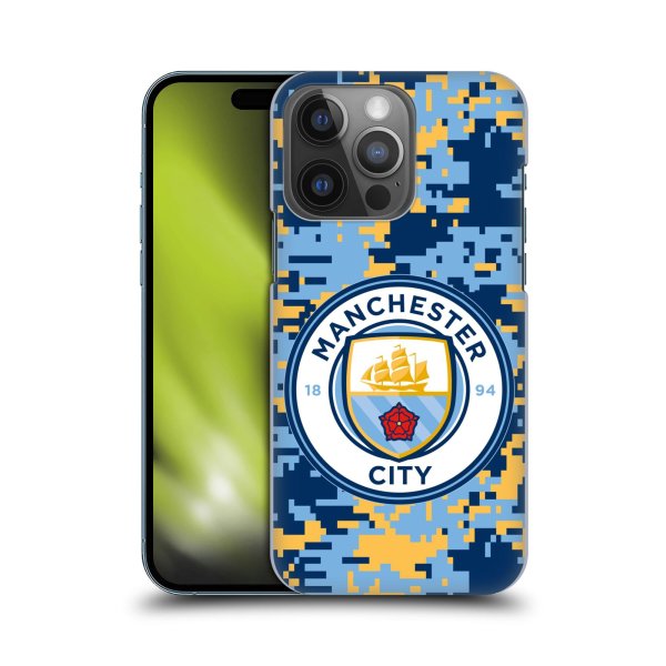 Custodia rigida per cellulare Manchester City Digital Camouflage - blu navy/cielo - iPhone