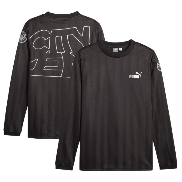 T-shirt Manchester City Puma FtblStatement - Manica lunga - Nera