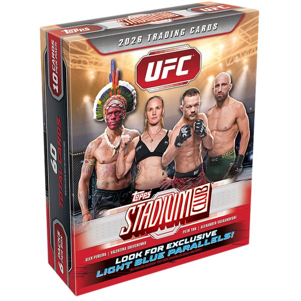 2026 Topps Stadium Club UFC Factory Sealed Mega Box