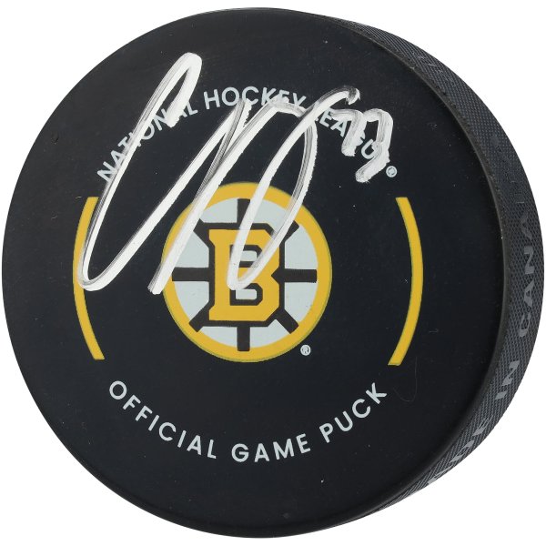 Charlie McAvoy Boston Bruins Autographed Official Game Puck