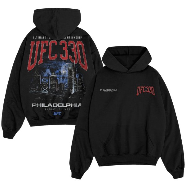 Men's Black UFC 330 Pullover Hoodie