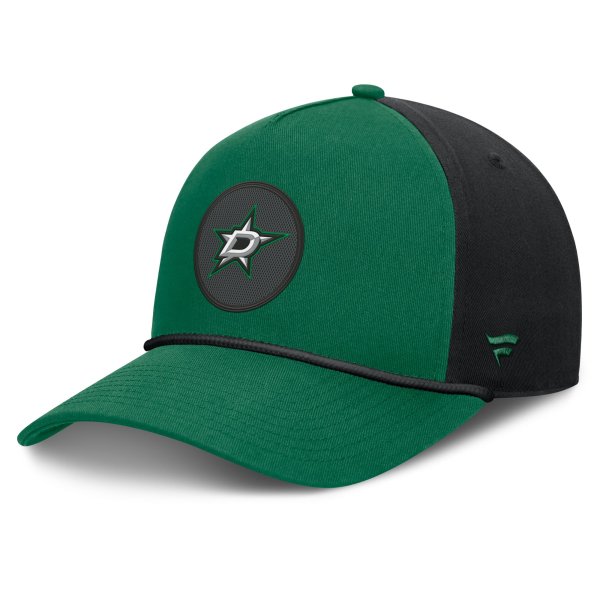 Men's Fanatics Kelly Green Dallas Stars Authentic Pro Rink A-Frame Adjustable Hat