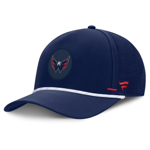 Men's Fanatics Navy Washington Capitals Authentic Pro Rink Vented A-Frame Adjustable Hat