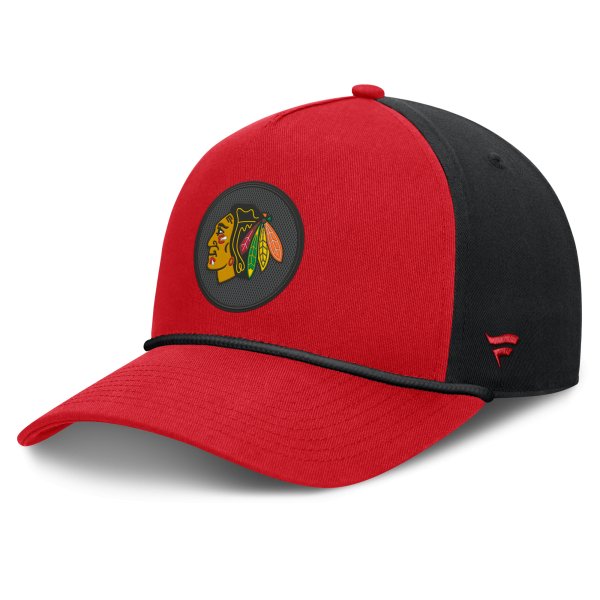Men's Fanatics Red Chicago Blackhawks Authentic Pro Rink A-Frame Adjustable Hat