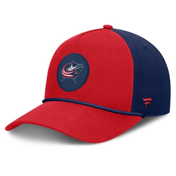 Men's Fanatics Red Columbus Blue Jackets Authentic Pro Rink A-Frame Adjustable Hat