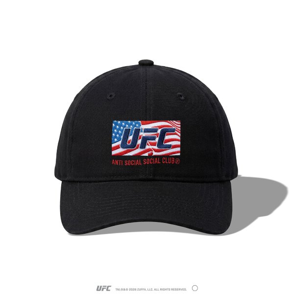 Unisex ASSC Americana Feat. UFC Freedom 250 Black Adjustable Hat