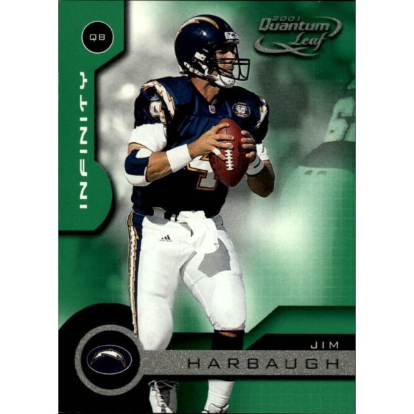2001 Quantum Leaf Infinity Green #153 Jim Harbaugh