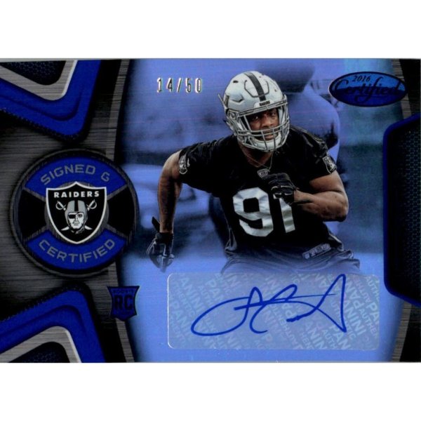 2016 Certified Signed and Certified Mirror Blue #SCSC Shilique Calhoun