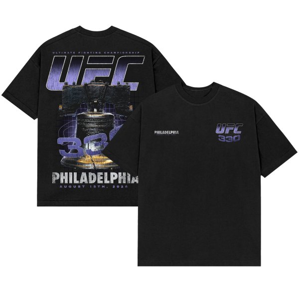 Men's Black UFC 330 Liberty T-Shirt