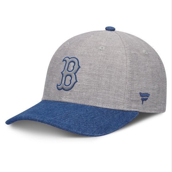 Men's Fanatics Gray/Denim Boston Red Sox Level Up Conduct Adjustable Hat