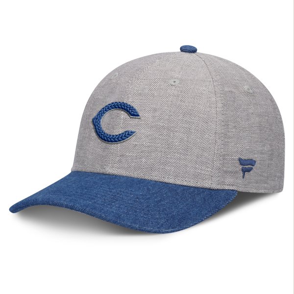Men's Fanatics Gray/Denim Cincinnati Reds Level Up Conduct Adjustable Hat