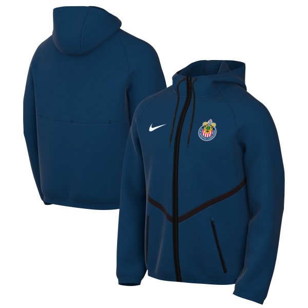 Men's Nike Blue Chivas KMD Anthem Dri-FIT Full-Zip Jacket