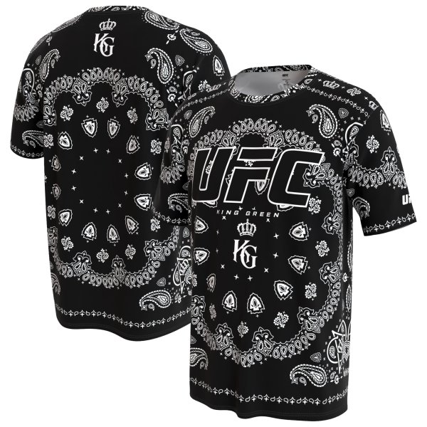Men's ProSphere Black King Green UFC T-Shirt