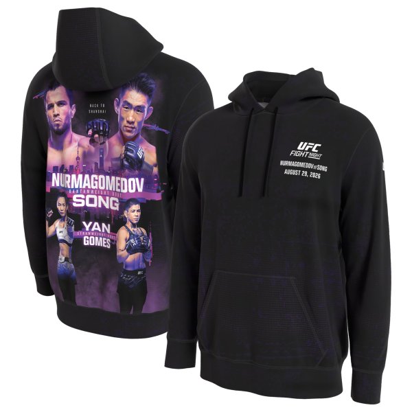 Men's ProSphere Black UFC Nurmagomedov vs. Song Fight Night Hoodie