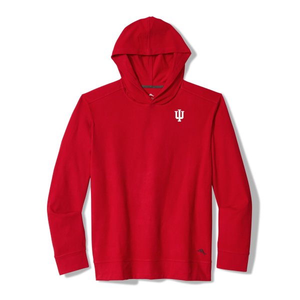 Men's Tommy Bahama Crimson Indiana Hoosiers Bye Week Hoodie