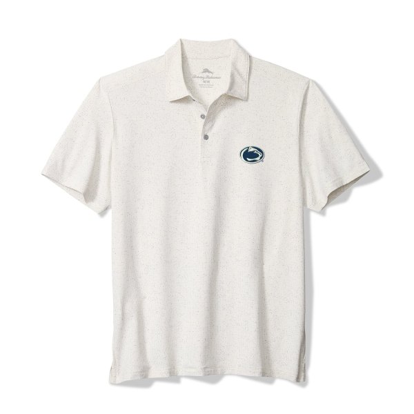 Men's Tommy Bahama White Penn State Nittany Lions Palm Dunes IslandZone Polo