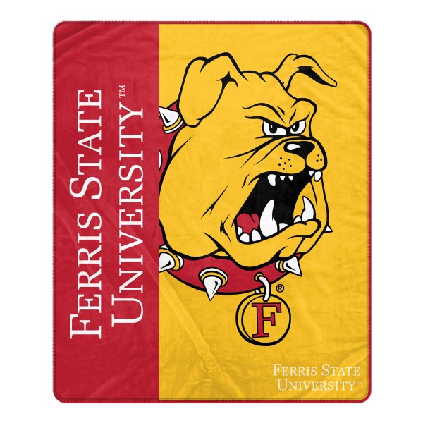 Pegasus Ferris State Bulldogs 50" x 60" Endzone Ultra Soft Throw Blanket