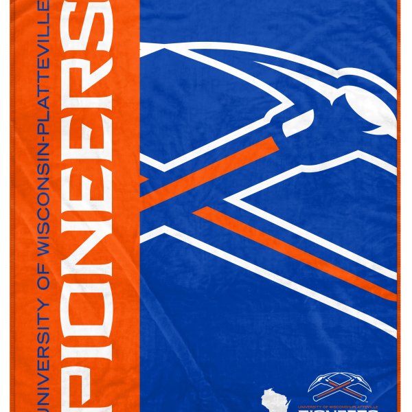 Pegasus Wisconsin-Platteville Pioneers 50" x 60" Endzone Ultra Soft Throw Blanket