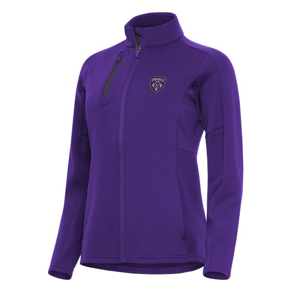 Women's Antigua  Purple Louisville City FC Generation Full-Zip Jacket