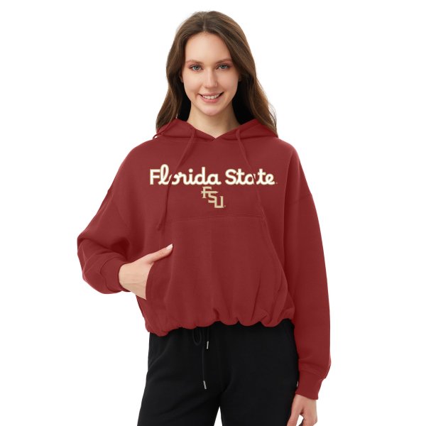 Women's Profile  Garnet Florida State Seminoles Plus Size Hoodie
