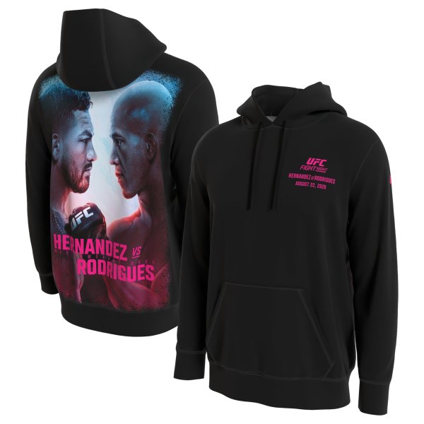 Youth ProSphere Black UFC Hernandez vs. Rodrigues Fight Night Hoodie