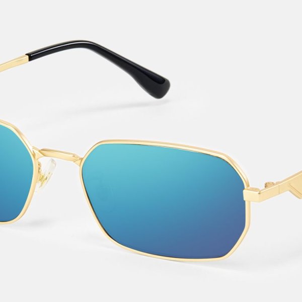 Aether - Geometric Gold Sunglasses