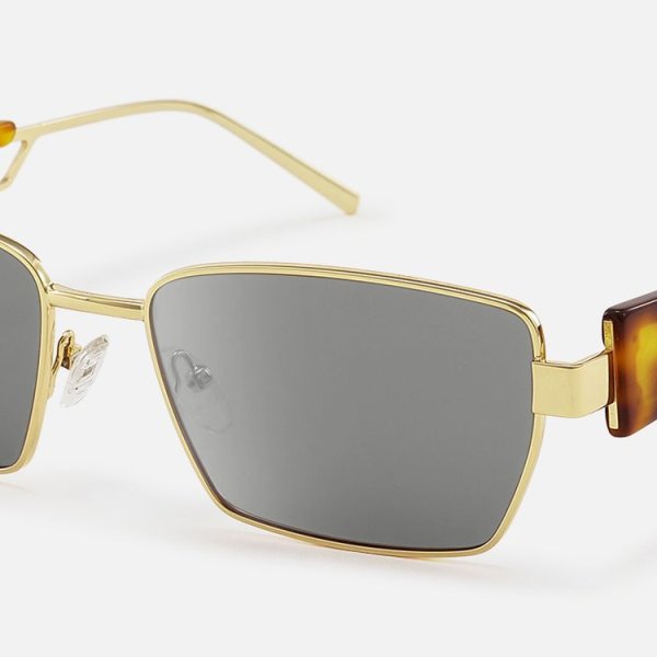 Rogue - Rectangle Gold Sunglasses